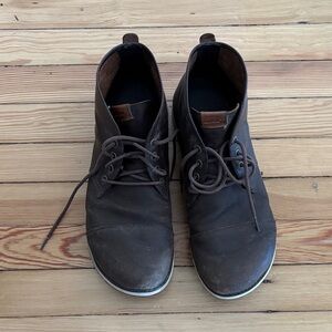 Altra Men's Brown Leather Lace-Up Chukka Boots
